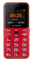 TELEFON MYPHONE HALO EASY SENIOR ČERVENÝ